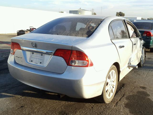 19XFA16359E017265 - 2009 HONDA CIVIC VP SILVER photo 4