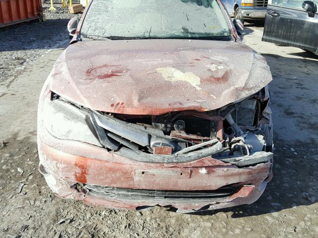 JF1GE6B68AH505894 - 2010 SUBARU IMPREZA 2. RED photo 9