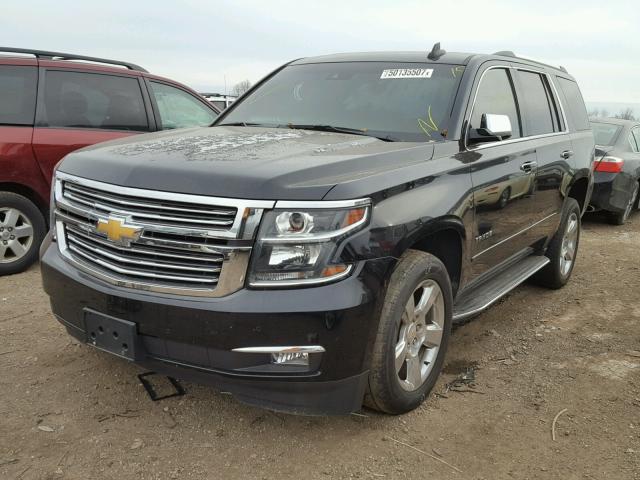 1GNSKCKC4FR601659 - 2015 CHEVROLET TAHOE K150 BLACK photo 2