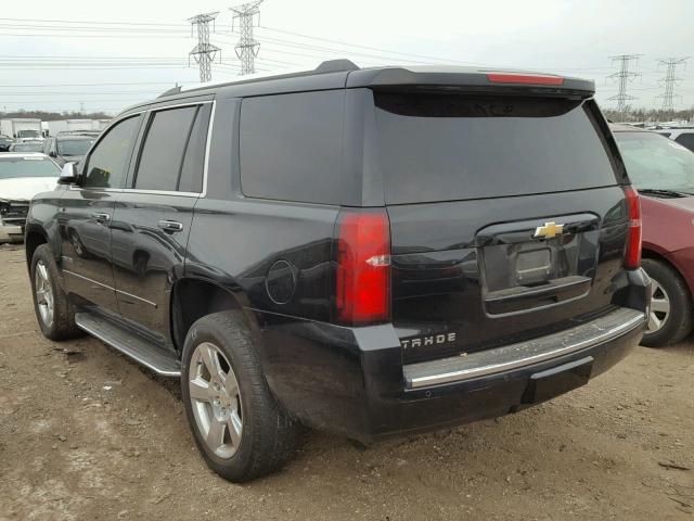 1GNSKCKC4FR601659 - 2015 CHEVROLET TAHOE K150 BLACK photo 3