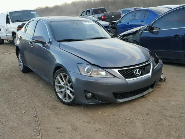 JTHCE5C21C5002581 - 2012 LEXUS IS 350 GRAY photo 1