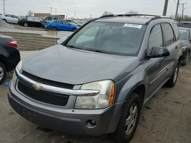 2CNDL13F256200404 - 2005 CHEVROLET EQUINOX LS GRAY photo 2