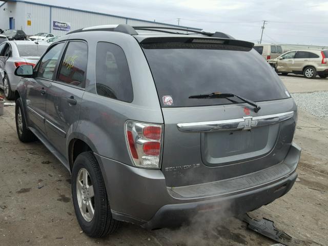 2CNDL13F256200404 - 2005 CHEVROLET EQUINOX LS GRAY photo 3