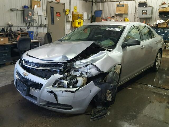 1G1ZB5E03CF161802 - 2012 CHEVROLET MALIBU LS ვერცხლისფერი ფოტო 2