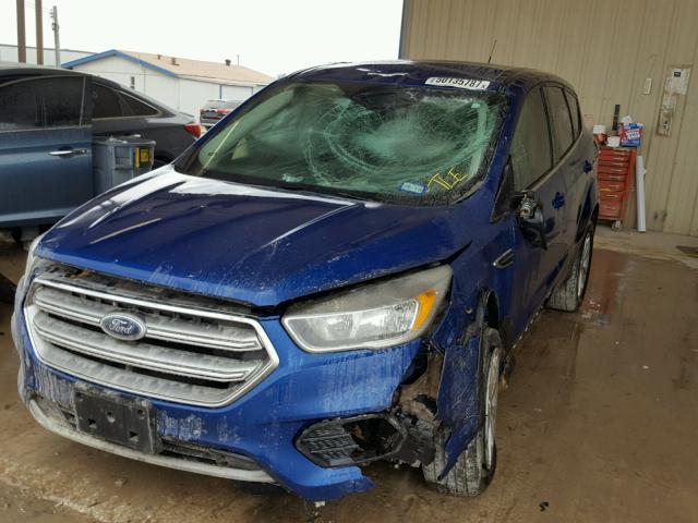 1FMCU0GDXHUA13459 - 2017 FORD ESCAPE SE BLUE photo 2