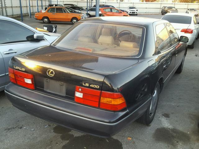 JT8BH28F3X0145175 - 1999 LEXUS LS 400 BLACK photo 4