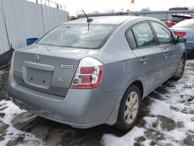 3N1AB61E08L722274 - 2008 NISSAN SENTRA 2.0 SILVER photo 4