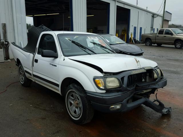 5TENL42N31Z856407 - 2001 TOYOTA TACOMA WHITE photo 1