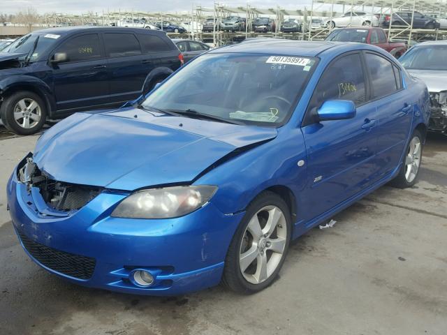 JM1BK323551304132 - 2005 MAZDA 3 S BLUE photo 2