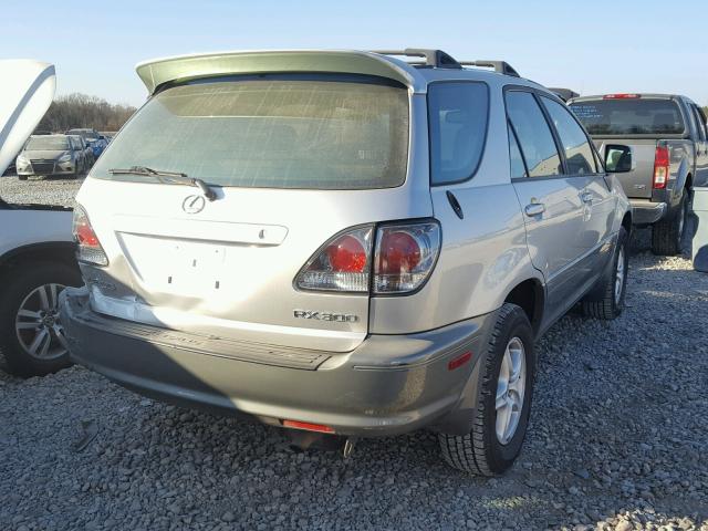 JTJHF10U720251267 - 2002 LEXUS RX 300 SILVER photo 4