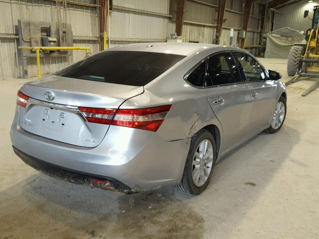 4T1BK1EB4FU144666 - 2015 TOYOTA AVALON XLE SILVER photo 4