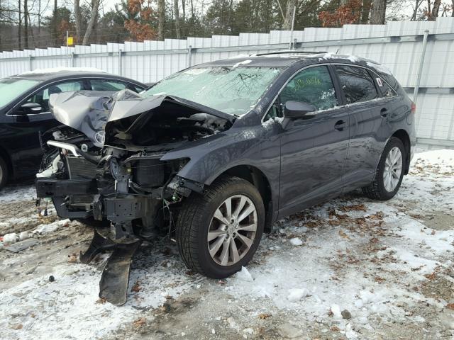 4T3BA3BB8DU035666 - 2013 TOYOTA VENZA LE GRAY photo 2