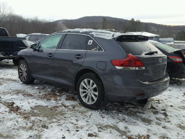 4T3BA3BB8DU035666 - 2013 TOYOTA VENZA LE GRAY photo 3