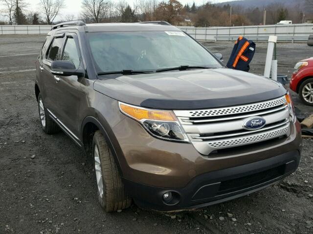 1FM5K8D85FGC44799 - 2015 FORD EXPLORER X BROWN photo 1