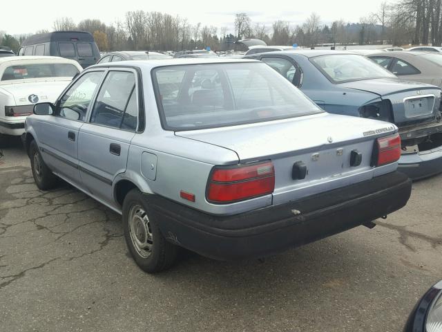 JT2AE91A0N0265471 - 1992 TOYOTA COROLLA BLUE photo 3