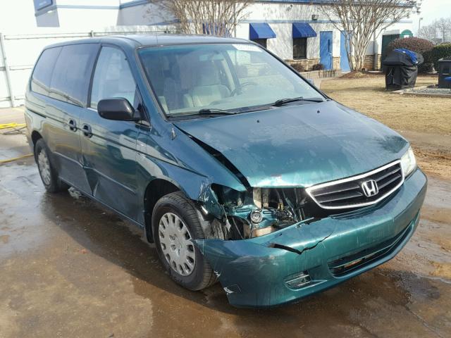 2HKRL18502H516790 - 2002 HONDA ODYSSEY LX GREEN photo 1