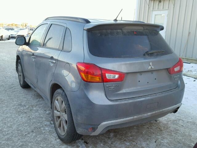 4A4AJ4AW4FE605042 - 2015 MITSUBISHI RVR GT GRAY photo 3