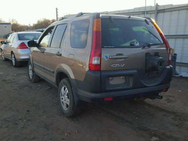 SHSRD78844U215041 - 2004 HONDA CR-V EX GOLD photo 3