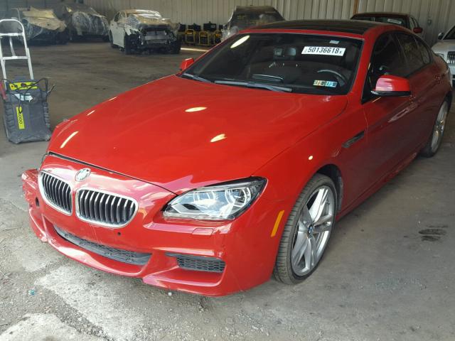 WBA6A0C59ED317366 - 2014 BMW 640 I RED photo 2
