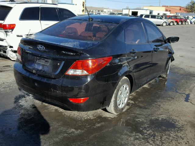 KMHCT4AE2DU579430 - 2013 HYUNDAI ACCENT GLS BLACK photo 4