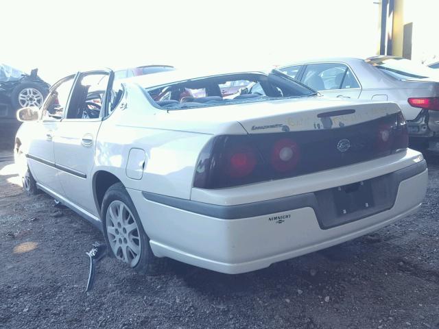 2G1WF55E319309763 - 2001 CHEVROLET IMPALA 白色 照片 3