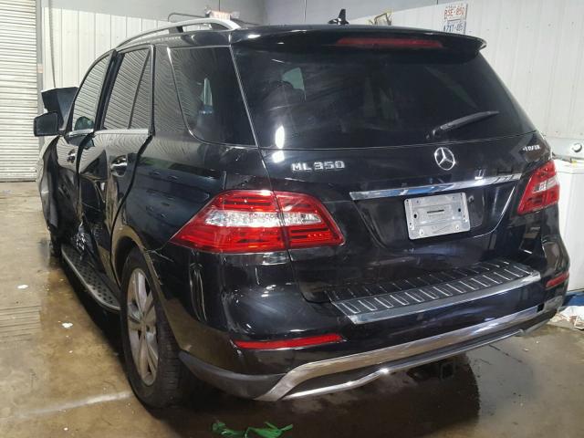 4JGDA5HB9DA236790 - 2013 MERCEDES-BENZ ML 350 4MA BLACK photo 3