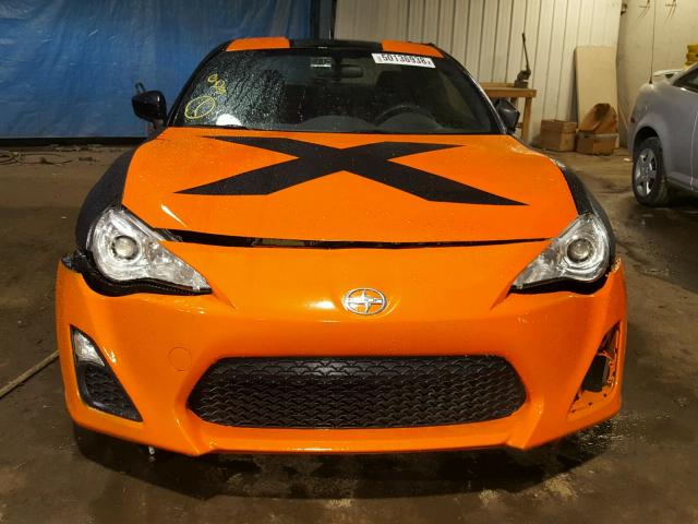 JF1ZNAA13D2706269 - 2013 TOYOTA SCION FR-S BLACK photo 9