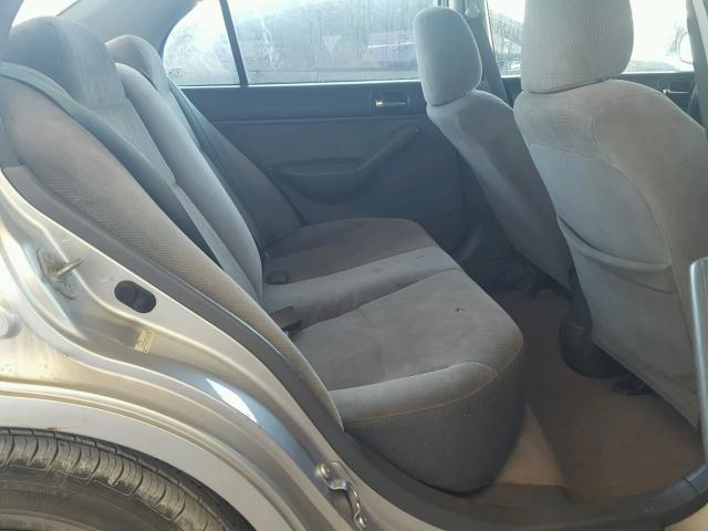 1HGES26772L062207 - 2002 HONDA CIVIC EX ვერცხლისფერი ფოტო 6