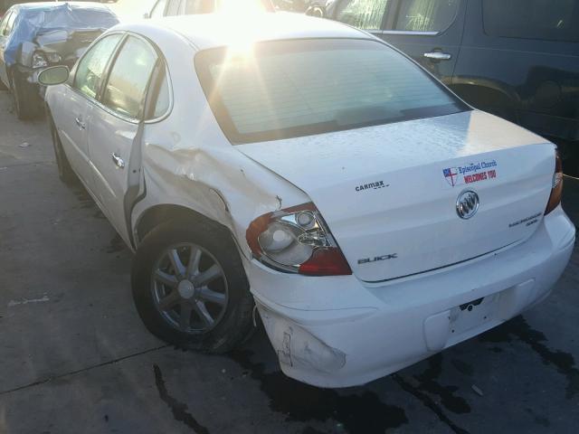 2G4WD552671116092 - 2007 BUICK LACROSSE C WHITE photo 3