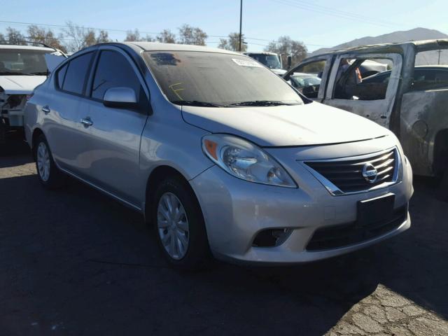 3N1CN7AP4CL924390 - 2012 NISSAN VERSA S SILVER photo 1