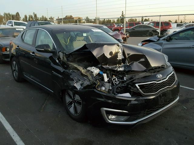 KNAGM4AD1C5035503 - 2012 KIA OPTIMA HYB BLACK photo 1