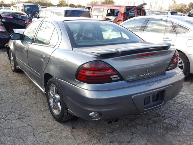 1G2NG52EX3C241935 - 2003 PONTIAC GRAND AM S GRAY photo 3