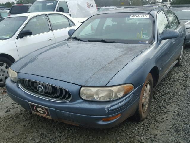 1G4HP54K214130407 - 2001 BUICK LESABRE CU BLUE photo 2