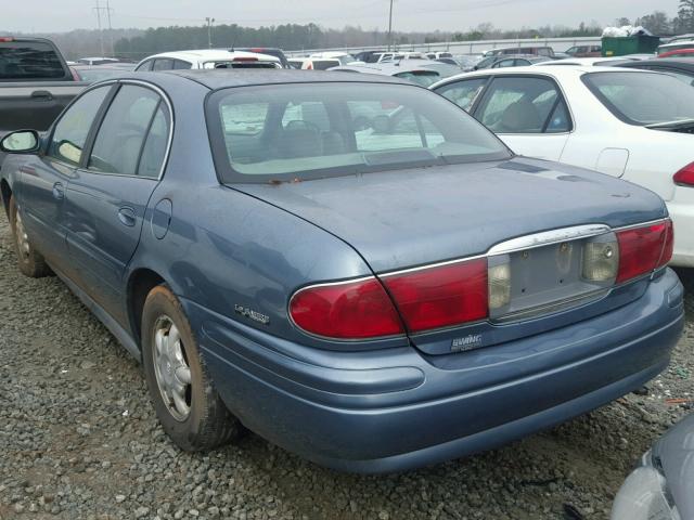 1G4HP54K214130407 - 2001 BUICK LESABRE CU BLUE photo 3