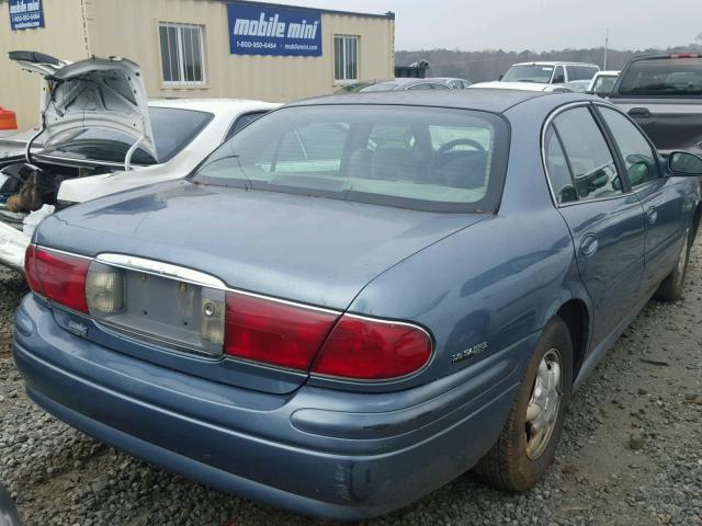 1G4HP54K214130407 - 2001 BUICK LESABRE CU BLUE photo 4