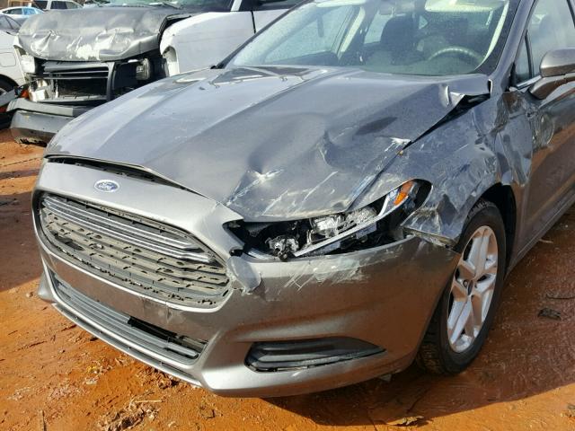 3FA6P0H75DR348721 - 2013 FORD FUSION SE CHARCOAL photo 9