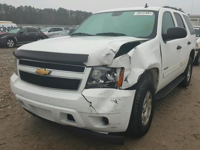 1GNFC13C39R298122 - 2009 CHEVROLET TAHOE C150 WHITE photo 2