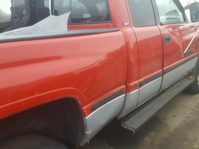 1B7HF13Z1WJ104372 - 1998 DODGE RAM 1500 RED photo 9