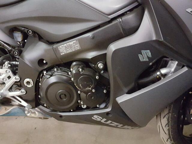 JS1GT7CA2H2100016 - 2017 SUZUKI GSX-S1000F GRAY photo 7