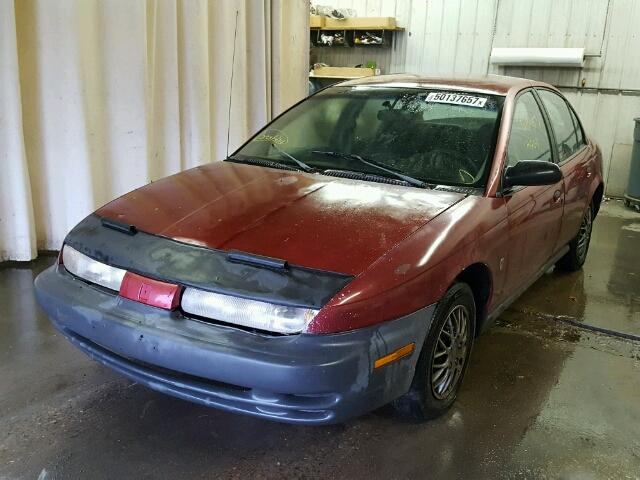 1G8ZH5288XZ132729 - 1999 SATURN SL1 MAROON photo 2