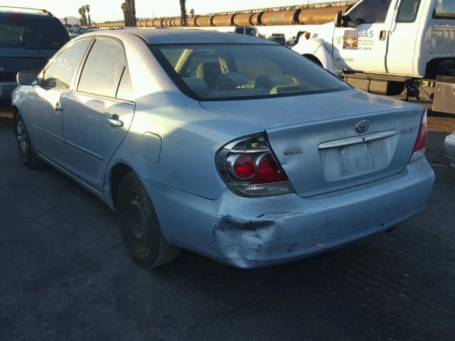 4T1BE30K16U679559 - 2006 TOYOTA CAMRY LE BLUE photo 3