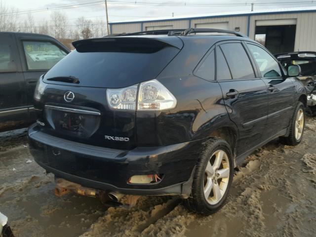 2T2HA31U55C086482 - 2005 LEXUS RX 330 BLACK photo 4