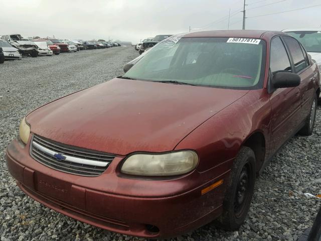 1G1ND52J02M564460 - 2002 CHEVROLET MALIBU BURGUNDY photo 2