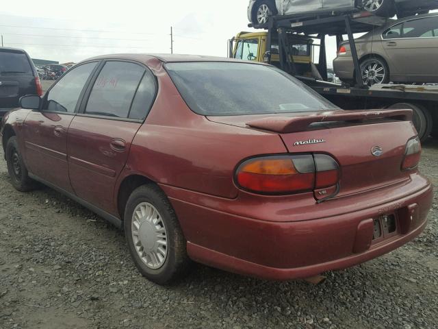 1G1ND52J02M564460 - 2002 CHEVROLET MALIBU BURGUNDY photo 3