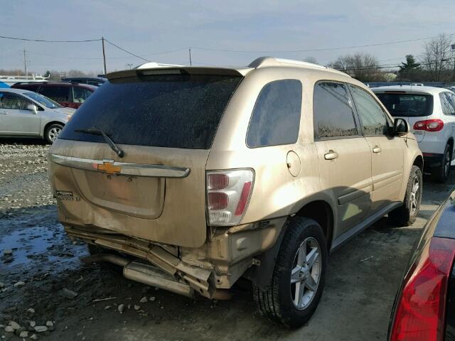 2CNDL63F266046713 - 2006 CHEVROLET EQUINOX LT GOLD photo 4