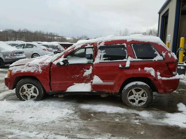 1J4GR48K75C646122 - 2005 JEEP GRAND CHER RED photo 9