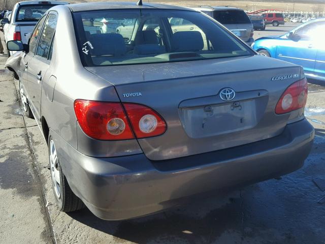 1NXBR32E76Z600469 - 2006 TOYOTA COROLLA CE GRAY photo 3