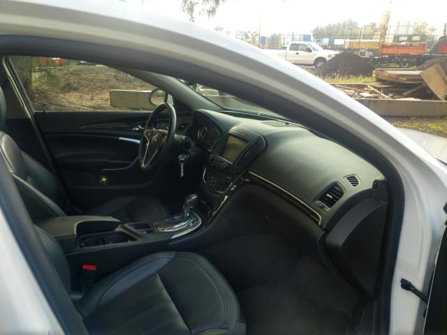 2G4GK5EX6G9169978 - 2016 BUICK REGAL WHITE photo 5