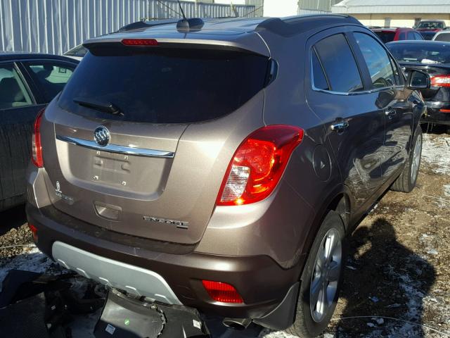 KL4CJGSB3FB111375 - 2015 BUICK ENCORE GRAY photo 4