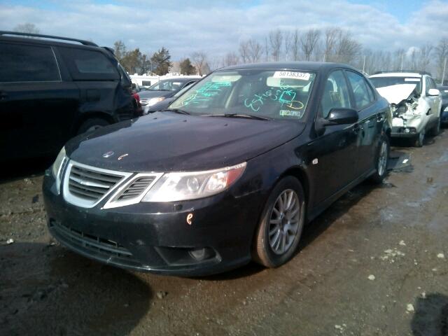 YS3FB49Y981015549 - 2008 SAAB 9-3 2.0T BLACK photo 2